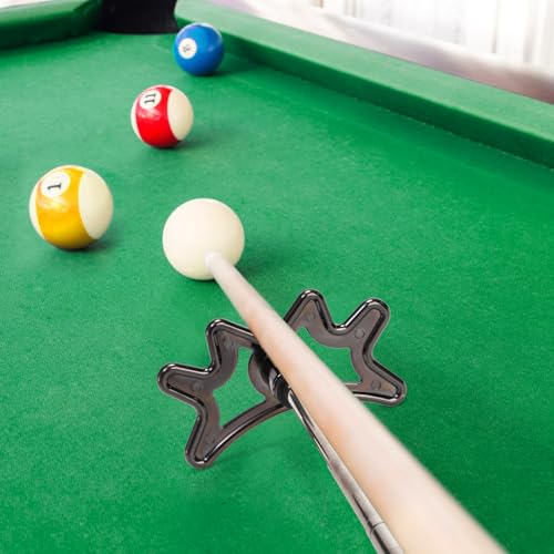 Covzoe Retractable Pool Bridge Stick, Billiard Bridge Stick with Removable Bridge Head and Wood Handle, Pool Cue Accessory for Table, Game, Competition