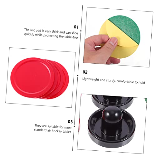 Yardwe Upgrade Hockey Table Air Hockey Puck Display Paddle Pusher Accessories Plastic Comfortable Grip