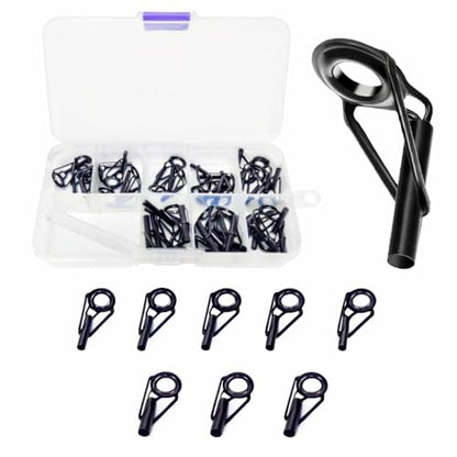 Aventik Fishing Rod Tip Repair Kit - Includes Eyelet Replacements & Tools - style: Tip Guide(Only)