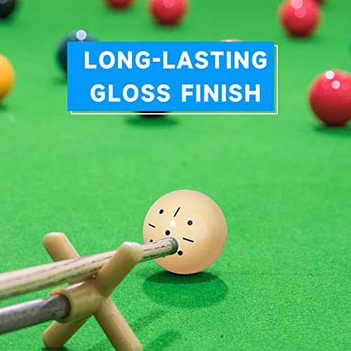 GSE Games & Sports Expert Billiard Practice Training Cue Ball, AAA-Grade PRO Cup Standard Pool Billiard Cue Ball (6 oz 2-1/4" Several Colors Available) - color: Black Cross