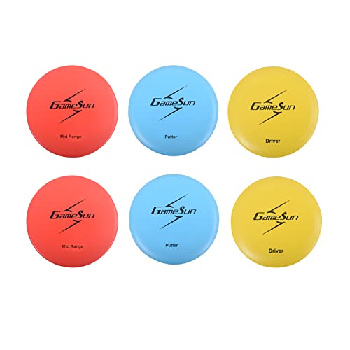 Disc Golf Set with 6 Discs and Mini Disc,Starter Disc Golf Bag,Towel
