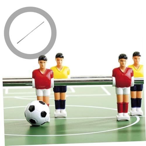 Kisangel 4pcs Table Soccer Rods Durable Game Machine Accessories for Foosball Tables Easy Assembly