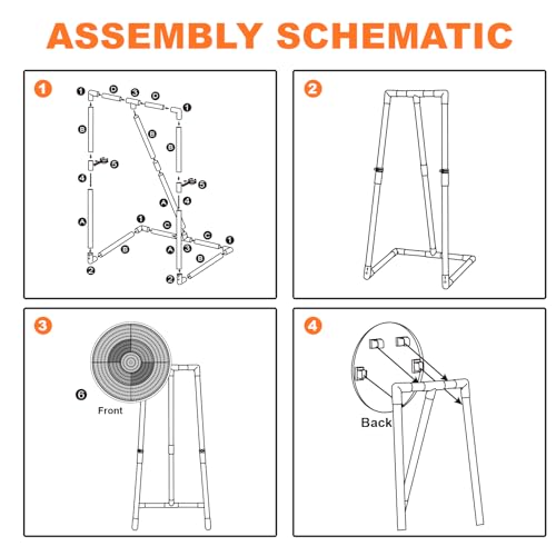 Contixo TS1 Axe Throwing Bristle Target Set for Kids, 2-in-1 Board Family Carnival Party Fun Toy with 4 Foam Axes, 4 Triangle Darts for Boys & Girls Gift Family Indoor Outdoor Backyard Game Foldable