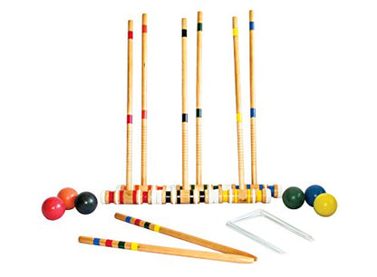 Triumph Sports Beginner 6-Player Croquet Set