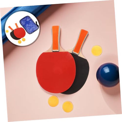 Professional Table Tennis Training Set Indoor Outdoor Racket Paddle Ball Kit with Ergonomic Poplar Wood Grip and Precision Surface for Beginners and Athletes