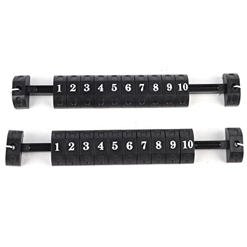 2pcs Foosball Scoring Counters 10 Numbers Scoring Score Counter Indicator for Standard Football Tables
