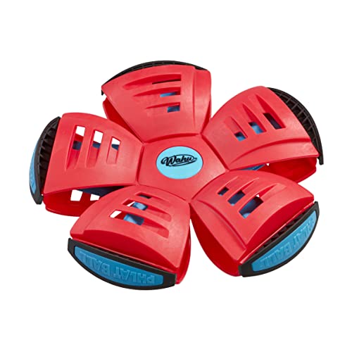 WAHU Phlat Ball Classic Flying Disc Toy for Kids Ages 5+, Collapsible Time Delay Frisbee, Red