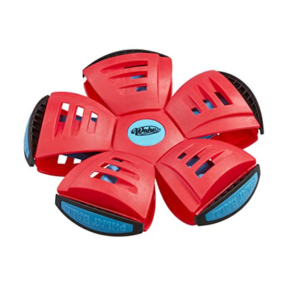 WAHU Phlat Ball Classic Flying Disc Toy for Kids Ages 5+, Collapsible Time Delay Frisbee, Red