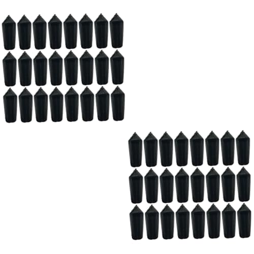 POPETPOP 80 Pcs Protector Wing Plastic Corrector Wing Saver Corrector for Flight Wing - color: Blackx2pcs, size: 1.4X0.4X0.4CMx2pcs