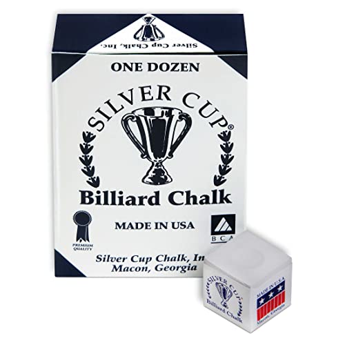 Silver Cup Chalk, White, 12-Piece Box
