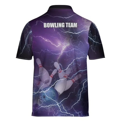 Personalized Custom Jersey for Men, Uniform Shirt for Bowling Team Gift - color: D1