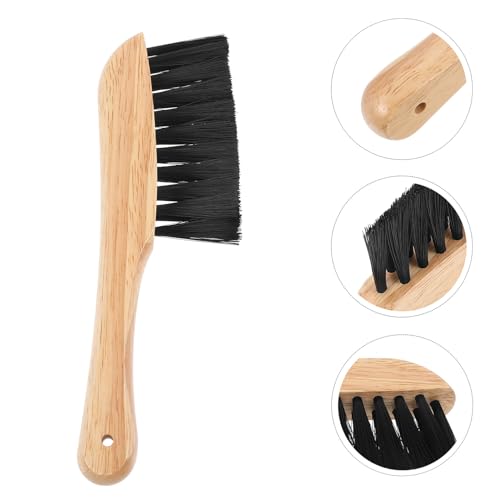 Billiard Table Cleaning Brush with Solid Wooden Handle Dense Bristles for Pool Table and Rail Sweeping Lightweight and Felt Cleaner for Billiards and Furniture Surfaces