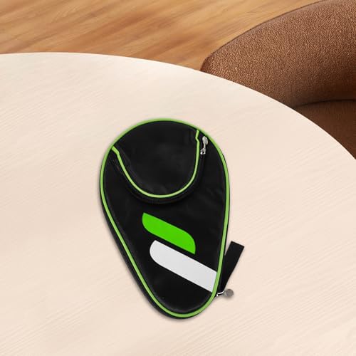Luxshiny Thickened Table Tennis Racket Case Large Capacity Paddle and Balls Storage Bag Shockproof Portable Cover for Indoor Outdoor Use with Stylish Chic Design