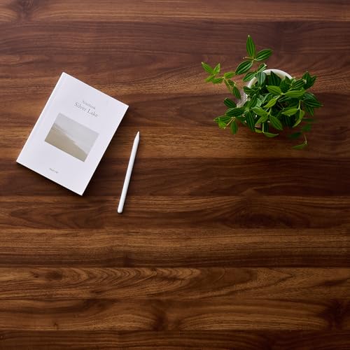 Kaboon Universal Tabletop 48"x36", Solid One-Piece Melamine Table Top, Restaurant Desk DIY, Home and Office,Dark Walnut - color: Dark Walnut, size: 48x36