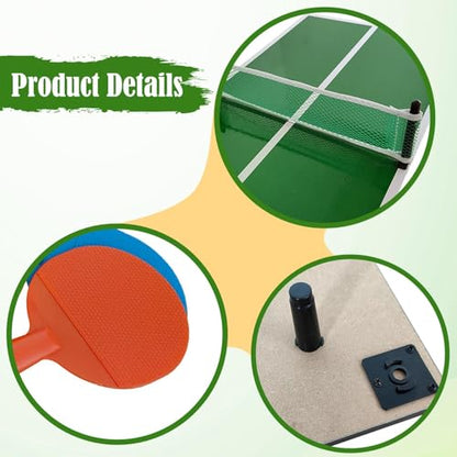 Mini Ping Pong Table Compact Portable Detachable Multifunctional Table