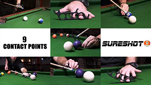 Sureshot Billiard Mechanical Bridge for Billiards, Hand Held Pool Bridge, Billiards Pool Cue Accessory, The First Ever Handheld Snooker Accessory That Perfects Every Shot!