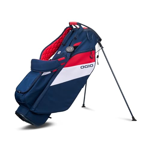 OGIO Golf Fuse 4 Stand Bag (Red/White/Blue) - color: Red/White/Blue (2025)