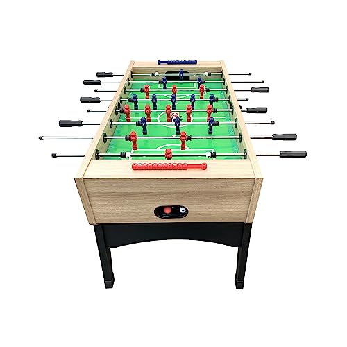 KICK Armada 55" Foosball Table – Professional Full-Size Indoor Game Table - color: Brown