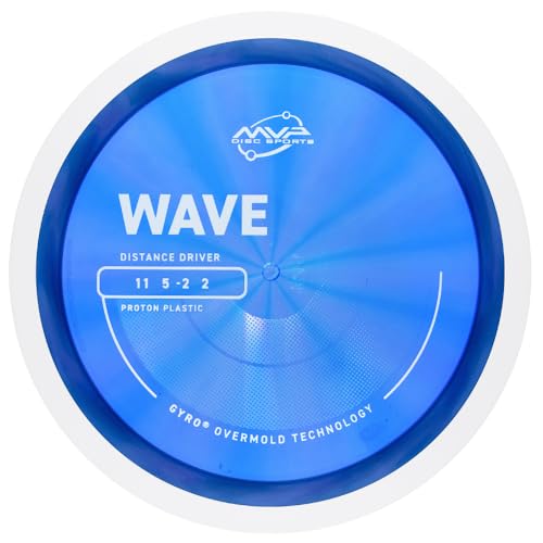 MVP Disc Sports Proton Wave Disc Golf Distance Driver (Colors May Vary) - size: 160-165g