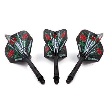 CUESOUL Jazz-Metal ROST Integrated Dart Shaft and Flights Standard Shape,Set of 3 pcs - color: CS-JMAK51XSMG