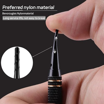 CyeeLife Darts Soft Tip,2BA Thread Soft Tip Dart Point 200 Pack, Plastic Tip Dart Points, Soft Tip Sets, Dart Accessory