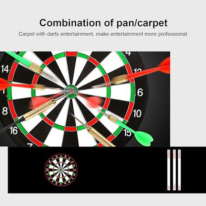 Professional Darts Mat, Heavy Duty Non Slip Dart Carpet with Throw Lines, Ideal for Beginners and All Dart Types