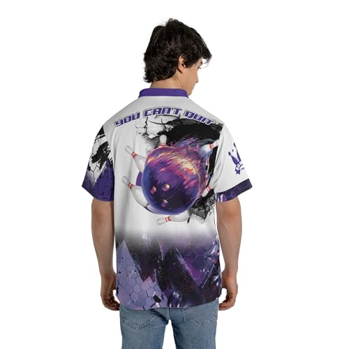 Personalized Custom Jersey for Men, Uniform Shirt for Bowling Team Gift - color: D2