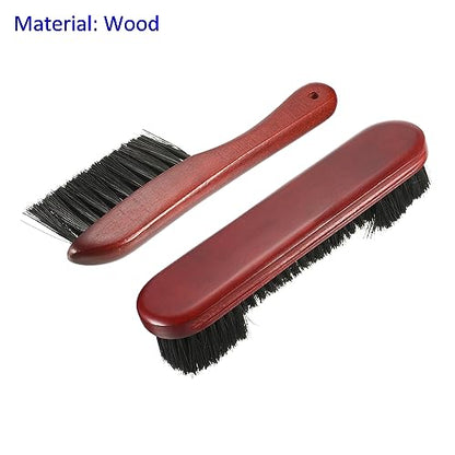 M METERXITY Billiard Pool Table Rail Brushes Set - Billiard Pool Snooker Accessories, Wood Handle Nylon Bristle - color: Burgundy