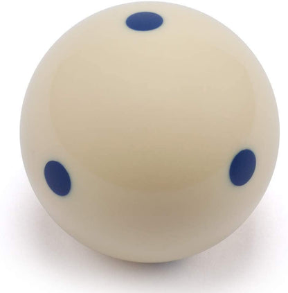 Champion 2-1/4" Billiard Practice Training Pool Cue Ball - color: 6 Green Dot +6 Blue Dot