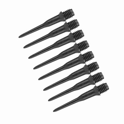100pcs Durable Plastic Spots Replacement Set for Electronic Darts, Blackwhite, 4.5mm Thread Size, Ideal for Adult Sports Game