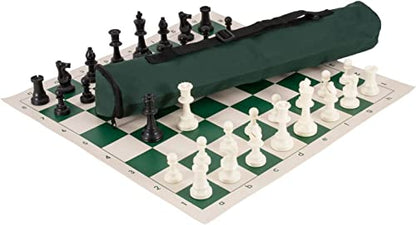 U.S. Chess Quiver Chess Set Combination - Triple Weighted - color: Green