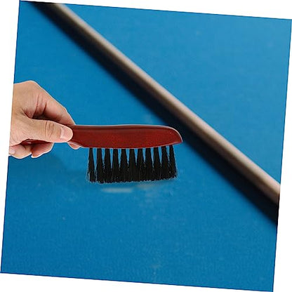 SUPVOX 1Set Billiard Table Rail Brush Kit Ergonomic Pool Table Cleaning Brush for Billiard Lovers Durable and Reusable for Reducing Friction and Enhancing Comfort