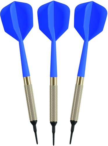 Fat Cat Soft Tip Darts 24 Pack, Darts Plastic Tip Dart Set for Electronic Dart Board, 16 Gram Bar Darts with Storage Jar, Nickel Silver