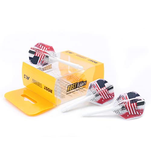 CUESOUL AK5 Integrated Dart Shaft Dart Flights Standard Shape 28mm-American Flag Design