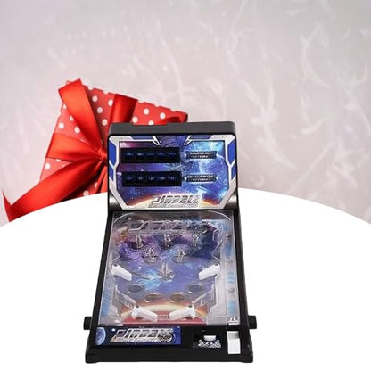 Desktop Pinball Machine Shooting Toy, Arcade Electronic Pinball Game, Cool Retro Tabletop Machine for Kids, Christmas Pinball Gifts with Scoreboard for Friends Boys Girls
