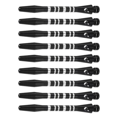 YOKIVE Dart Shafts, Indoor Outdoor Aluminum Medium Thread Dart Stem Replacement - color: Black