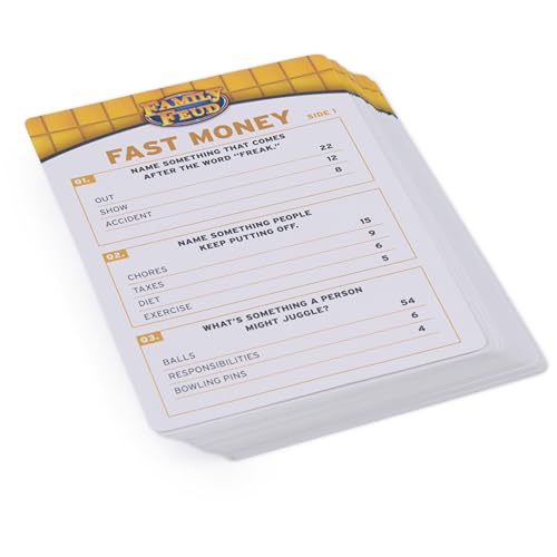 Spin Master Games, Family Feud: Ultimate Edition, Includes Tin Storage Box & 50 Bonus Questions, Friendly Competition Game, Family Game Night, 3+ Players, for Ages 8 & Up - style: Solid Wood Cribbage