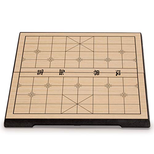 Yellow Mountain Imports Chinese Chess (Xiangqi) Magnetic Travel Set (12.2 Inches) - Compact, Folding Board Game Set - size: 12.5 in