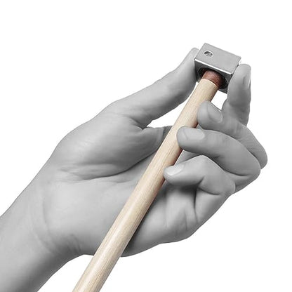 OKKO Pool Billiard House Bar Short Cue Stick 48”, Glue-On 13 mm Tip, No Wrap Soft Case & Accessories - style: 17-18 oz