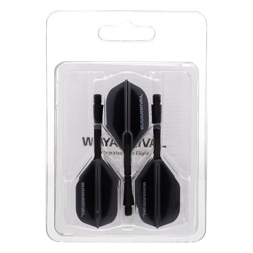 Integrated Dart Flights,All in One Dart Flights and Stems for Unbreakable Use,Universal 2BA Fit for Instant Setup,PP Material Integrated Dart Flights and shafts for Stability - style: 3 Pack