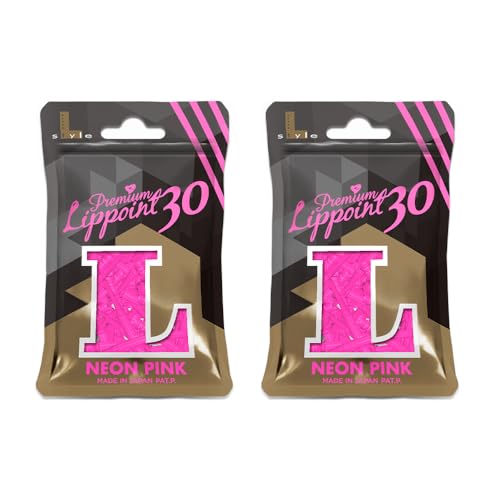 L-style Premium Lippoint 30 - Soft Tip Dart Points - Extra Long - color: Neon Pink