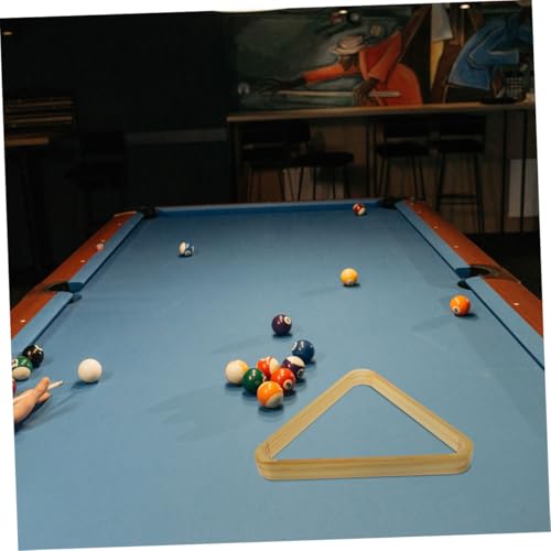 Kisangel 2pcs Solid Wood Pool Triangle Rack Billiard Holder for Accurate Setup and Smooth Essential Pool Table Accessory for Snooker