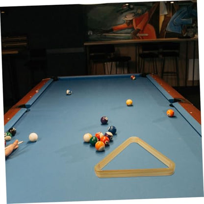 Kisangel 2pcs Solid Wood Pool Triangle Rack Billiard Holder for Accurate Setup and Smooth Essential Pool Table Accessory for Snooker