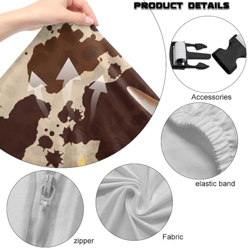Suobstales Highland Cattle Butterfly Sunflower Pattern Gaming Chair Covers with Armrest Covers Office Desk Chair Cover Computer Chair Cover Stretch Gamer Chair Slipcovers Cat Scratch Proof - color: Highland Cattle Butterfly Sunflower