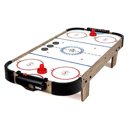 GoSports 40 Inch Table Top Air Hockey Game for Kids - Oak - color: Oak