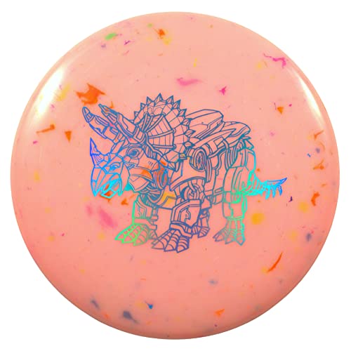 Triceratops Disc Golf Putter for Children | Dino-Bot Edition | Ultra Lightweight | Made by Dino Discs