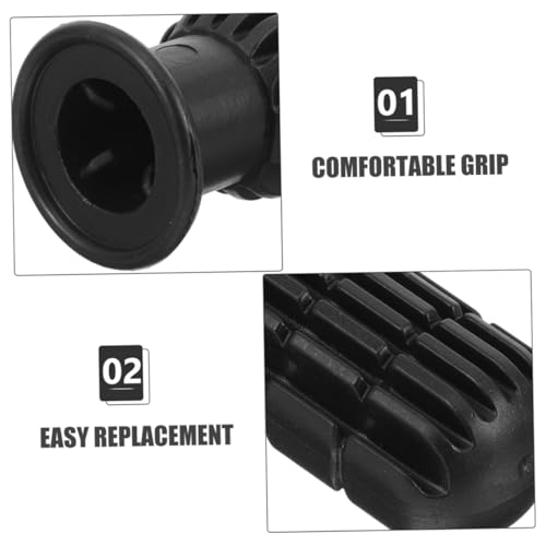 YARNOW 5pcs Convenient Foosball Replacement Players Plastic Handles Nonslip Grip Ergonomic Design for Desktop Football Table