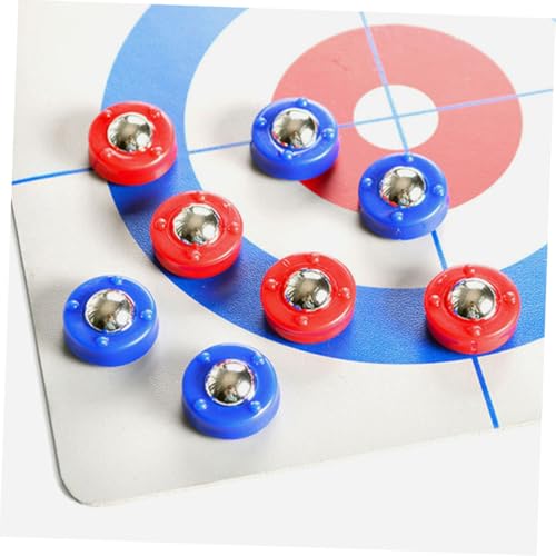 UKCOCO 20pcs Mini Shuffleboard Puck Components Set Sturdy Replacement Parts for Tabletop Shuffleboard Games Suitable for Family Fun and Competitive Play