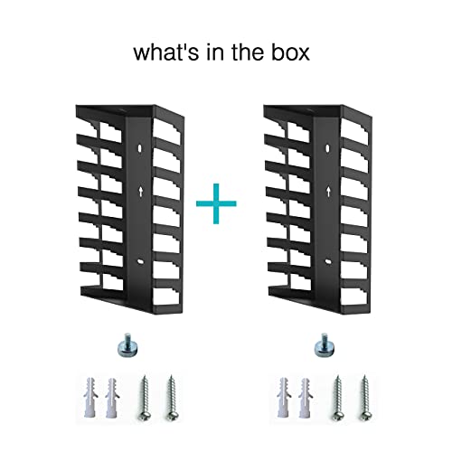 Monzlteck Video Game Case Storage Wall Mount | Metal
