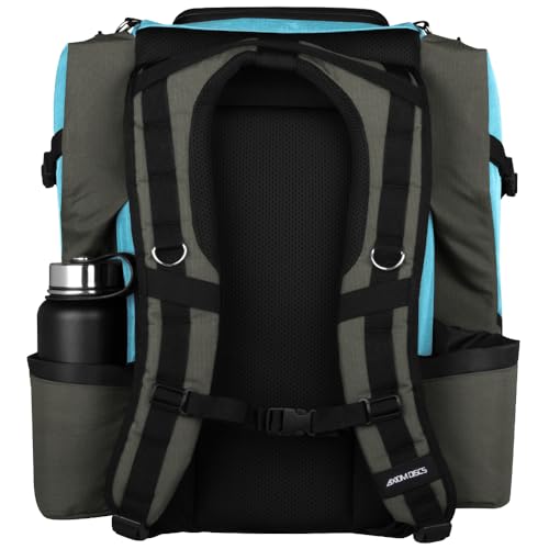 Axiom Discs Voyager Lite Backpack Disc Golf Bag (Choose Your Favorite Color) - color: Blue/Gray, style: V2